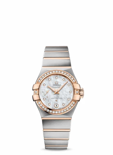 Omega Constellation Co‑Axial Master Chronometer 27 Small Seconds Stainless Steel / Red Gold / Diamond / MOP 127.25.27.20.55.001 (12725272055001)